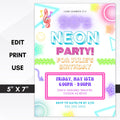 90s birthday party invitation